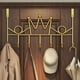 thumbnail image 1 of Soporte de gancho para puerta sin taladro, ganchos para detrás de la puerta, ganchos para puertas sin agujeros, estantes para ganchos, organizador de puertas para dormitorios y cocinas, ganchos para c, 1 of 6