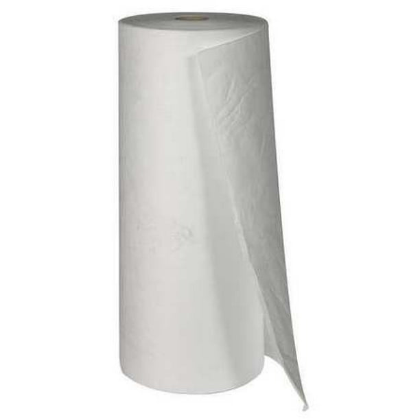 BRADY SPC ABSORBENTS ENV150 Absorbent Roll, Absorbs 44 gal. OilBased Liquids, ,White Walmart