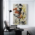 thumbnail image 3 of Number 26 (1949) by Jackson Pollock Painting Poster Canvas Wall Art Poster Decorative Bedroom Modern Home Print Picture Artworks Posters 12x18inch(30x45cm), 3 of 6