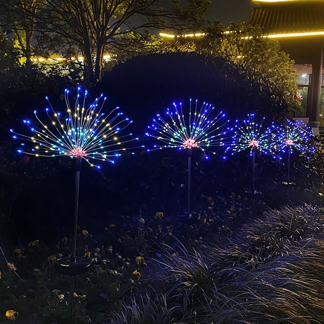Luz De Tierra Luz De Tierra 120Led Interruptor Automático Luz De Ambiente De Césped Solar Para Jardín Kuymtek Para estrenar
