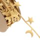 thumbnail image 3 of GOOHOCHY 1 rollo de cinta decorativa con forma de estrella y luna para envolver regalos, decoración de fiesta de Navidad y Acción de Gracias, 10 m, 3 of 8