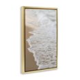 thumbnail image 3 of Stupell Industries Eternal Crest Shoreline Gold Framed Floater Canvas Wall Art design by J:L Design, 25 x 17, 3 of 9