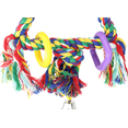 thumbnail image 6 of Bonka Bird Toys 1325 Tiny Rope Triangle Swing Colorful Cotton Metal Plastic Climbing Quaker Parrot Parrotlet Cockatiel Budgie, 6 of 7