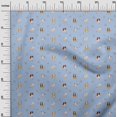 thumbnail image 2 of oneOone Cotton Poplin Fabric Grass & Puppies Dog Decor Fabric Printed BTY 42 Inch Wide, 2 of 4