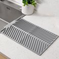 thumbnail image 5 of NSESSHome Draining Board Mat Folding Draining Mat Large Draining Pad Drainer Mat Pot Mat Dishwasher Safe Trivet Mat, 5 of 8