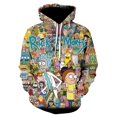 thumbnail image 1 of Rick Morty Pullover  3D Print Long Sleeve Sweatshirt Baseball Uniform Pullover, 1 of 2