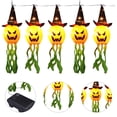 thumbnail image 3 of Sombreros Bruja Calabaza Colgantes Halloween Con Cadena Luces LED para Jardín, 3 of 3