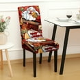 thumbnail image 5 of Bpyeka Christmas Chair Cover 1 Piece Christmas Dining Table Chair Protector Elastic Chair Cover Washable Suitable for Restaurant Hotel Party Wedding,Holiday Products,Fall Decor, 5 of 6