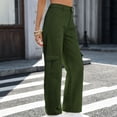thumbnail image 6 of ZToonmas Women's High Waist Wide Leg Cargo Jeans Button Fly Denim Pants with Utility Pockets for Casual Streetwear, 6 of 6