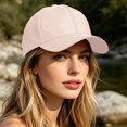 thumbnail image 5 of Ltpwer Leather Baseball Cap for Men Women,Solid Color Adjustable Dad Hat,Smooth Faux Leather Fabric,Multi-Color,Ideal for Street Fashion,Casual Wear,Travel & All-Season Use Beige One size, 5 of 8