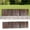 Flat, variant on koolsoo Decorative Garden Fence Garden Edging Border Detachable Landscape Border Landscape Decor Gardens Fencing Wooden for Flower Bed Flat