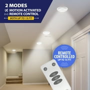 Bell and Howell Wireless Ceiling Light LED Motion Sensor Ceiling Light 360° Wide Angle Illumination Modern Style