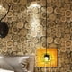 thumbnail image 3 of Mural de pared Papel tapiz 3D de madera Calcomanía de pared Pelícu decorativa Pelícu fotográfica Etiqueta de pared café Zulema Papel pintado retro impermeable, 3 of 8