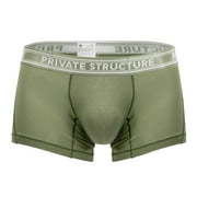 Private Structure PBUT4379 Bamboo Trunks Color Olive Size L