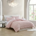 thumbnail image 2 of Poppy & Fritz Scrunch Stripe Pink Full/Queen Quilt Set, 2 of 11