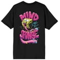 thumbnail image 4 of SpongeBob SquarePants Mind Like A Sponge Back Hit Black T-Shirt, 4 of 5