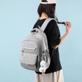 thumbnail image 1 of Mochila Mujer Mochila Mujer Bolso de libros casuales escolares de gran capacidad Moda a prueba de agua para deportes al aire libre, 1 of 5
