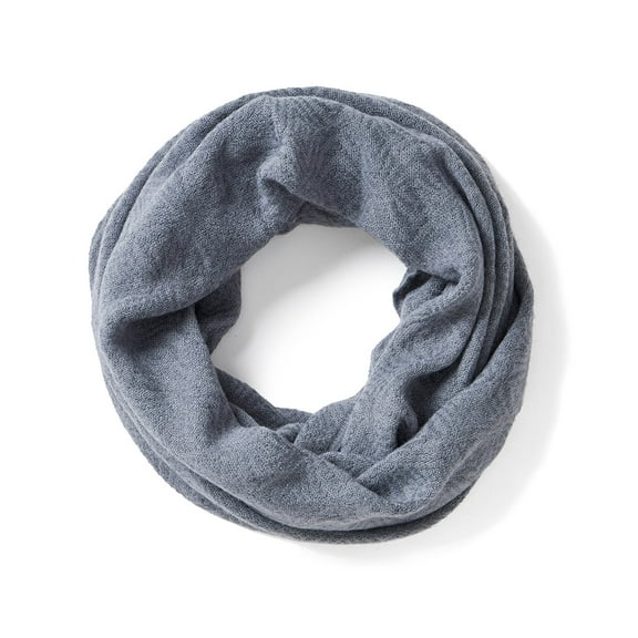 Ecuadane Scarf, Luxury Infinity Scarf for Women, Cool Gray Infinity Scarf