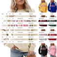 thumbnail image 3 of BODOAO Women's Graphic Sweatshirt Be Kind Crewneck Long Sleeve Pullover Oversized Loose Fit Casual Positive Quote Fall Winter Top for Women Inspirational Fashion Wear Wine 3XL, 3 of 5