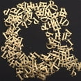 thumbnail image 3 of Guardurnaity 100 piezas tipo al azar collar brazalete colgantes joyería alfabeto letra colgante decoración artesanía hecha a mano Ropa, zapatos y accesorios Miscelánea Plata Guardurnaity AP016103-02B, 3 of 6