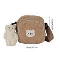 thumbnail image 5 of Jesscasday Cossbody Purse Cute Plush Purse Handbag for Kid Teenagers Lovely Wallet Purse, 5 of 21