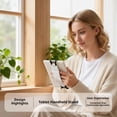 thumbnail image 3 of KRONDO Matcha Green Tablet Hand Strap Holder for Secure Comfortable Grip, Lightweight Leather & Polyester Blend, Universal Fit, 3 of 10
