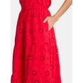 thumbnail image 3 of Time and Tru Women's Eyelet Halter Dress, Sizes XS-XXXL., 3 of 4