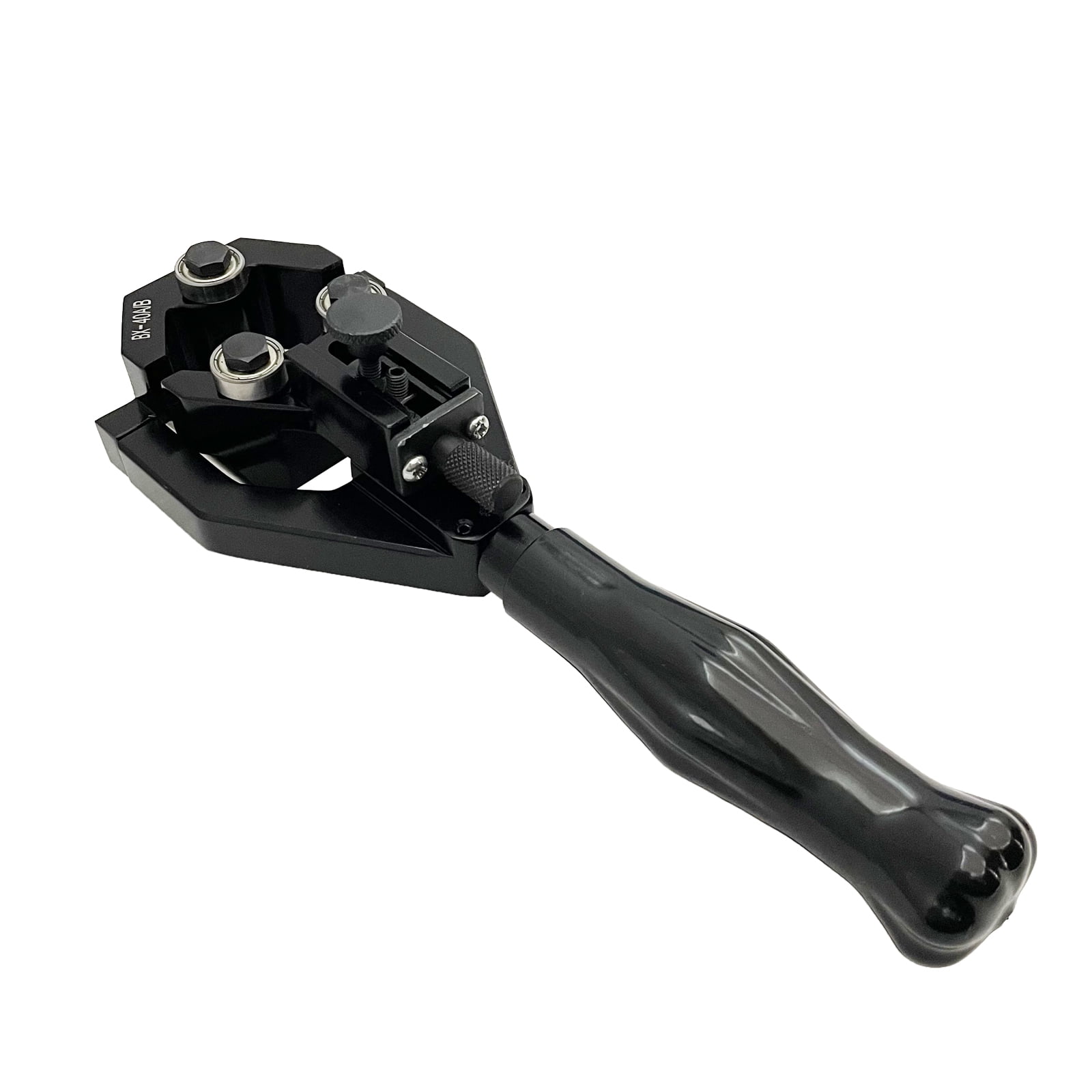 Manual Wire Stripper Multi-function Cable Cutter Wire Stripping Scissors with 2 Blades Stripping Diameter 20-40mm BX-40