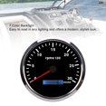 thumbnail image 3 of Boat Tachometer, 7 Color Backlight, 0-3000 RPM Gauge with Hour Meter, RV Truck Car Yacht, DC 9-32V, 3 of 7