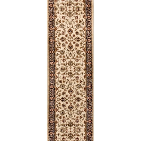 Well Woven Barclay Sarouk Traditional Ivory Area Rug
