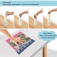 thumbnail image 3 of Yayeee 6 Pack Kitchen Dish Cloths Set for Washing Soft Drying Absorbent Microfiber Towels, White Vibrant Flowers, 3 of 9