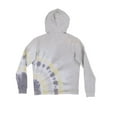 thumbnail image 2 of Victoria's Secret Pink Sweatshirt Perfect Full Zip Gray Yellow Tie Dye Medium New, 2 of 2