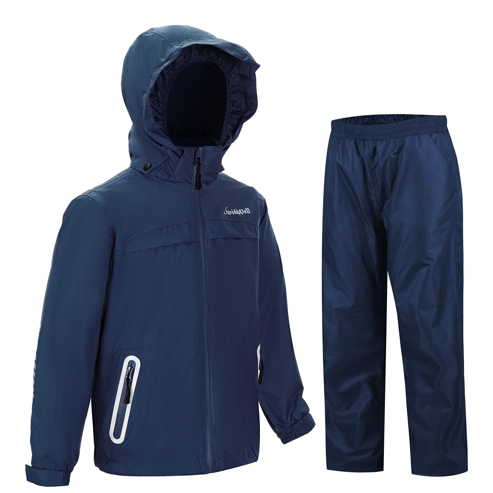 elk regering Verplicht SCODI Waterproof Breathable Rain Suit For Kid's (Rain Jacket and Rain  Pants) - Walmart.com