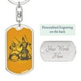 thumbnail image 2 of Chess Fan Chess Piece Keychain Dog Tag Stainless Steel or 18k Gold, 2 of 10