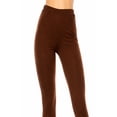 thumbnail image 5 of Women's Plus Size High Waisted Palazzo Pants Soft Stretch Print and Solid Flare Leggings, 5 of 5