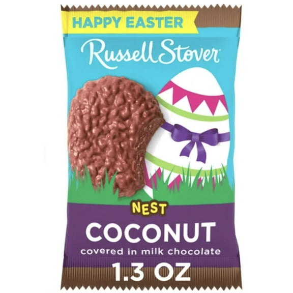 Russell Stover Coconut Nests Pack of 18 Milk Chocolate Coconut Nests