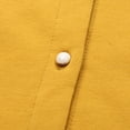 thumbnail image 6 of Little Girls Yellow Solid Colored White Lace Detail Cardigan 4/5, 6 of 7