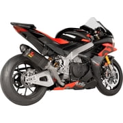 Akrapovic Evolution Line Full System Exhaust - Titanium Headers & Carbon Fiber Muffler - 4-Into-1 - Aprilia RSV4 (S-A10E9-RC)