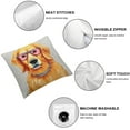 thumbnail image 4 of Nawypu Golden Retriever Gifts, Golden Retriever Lover Gifts, Just a Girl Who Loves Golden Retriever, Pillows Cover Case for Sofa Bedroom Couch Office Decor, 2pc 18x18in, 4 of 6