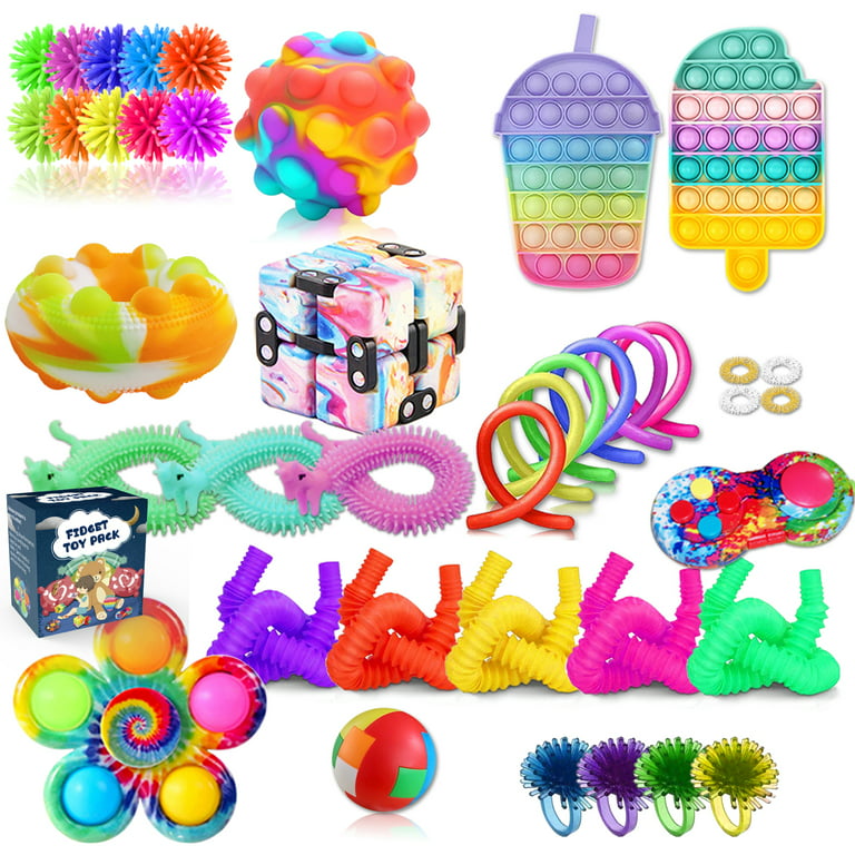 GetUSCart- Little Martin's Sensory Fidget Toy Set, Pop It Fidgets Pack  Relieves Stress Anxiety for Kids Adults, Special Toys Assortment for  Birthday Party Favors, Classroom Rewards Prizes