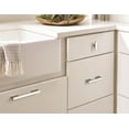 thumbnail image 3 of Amerock Status 3-3/4 inch Center-to-Center Polished Chrome Cabinet Pull, 25 Pack, 3 of 5