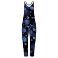 thumbnail image 4 of Styesk Pantalons pour Femmes Combinaisons Sans Manches Amples en Lin Jambes Larges, 4 of 4