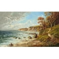 thumbnail image 2 of Buchner, H. 32x21 White Modern Wood Framed Museum Art Print Titled - BALTIC SEA COST II, 2 of 4