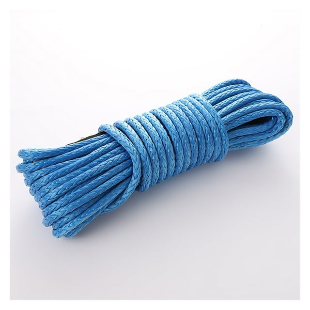 9.5mm * 26M Off-road Winch Rope Traction Rope Rescue Car Trailer Rope Ultra High Molecular Rope ,Easy to Use
