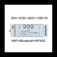 thumbnail image 3 of Interruptor Inteligente WiFi de 2 Canales Temporizador DIY+Remoto 85-265V WiFi+RF433+BT MóDulo de AutomatizacióN del Hogar para Alexa Google Home IFTT, 3 of 5