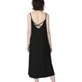 thumbnail image 2 of ShengRui Women's Nightgown Cami Cotton Sleepwear Plus Size Sleeveless Loungewear, 2 of 5