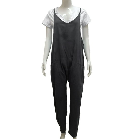 Women's Fashion Baggy Overalls Jumpsuit