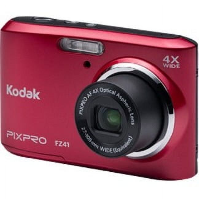  Kodak PIXPRO Friendly Zoom FZ41 16 MP Digital Camera with 4X  Optical Zoom and 2.7 LCD Screen (Black) : Point And Shoot Digital Cameras  : Electronics