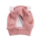 thumbnail image 2 of Gorro de punto para perro Salvador Envoltura de cabeza de invierno Material cómodo Fácil de poner y quitar Accesorios duradero Rosado sombrero de gato, 2 of 7