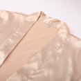 thumbnail image 6 of JIANJIA Womens Pajama Solid Color V Neck Belt Long Sleeve Bathrobes Sleepwear Daily-Wear, 6 of 8